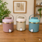 Insulated Double Wall Water Jug - 3500ml approx | BPA-Free Food Grade Plastic | Hot & Cold Leak-Proof Dispenser with Tap | Stylish Dual-Tone Design - Image 5