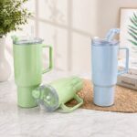 Toony Tumbler 1800ml Large Capacity Travel Mug with Handle & Straw | BPA-Free Leak-Proof Sports Water Bottle for Gym, Office & Travel - Image 3