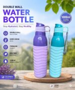double wall insulated water bottle for gym, office and school - Image 2