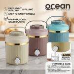 Insulated Double Wall Water Jug - 3500ml approx | BPA-Free Food Grade Plastic | Hot & Cold Leak-Proof Dispenser with Tap | Stylish Dual-Tone Design - Image 3