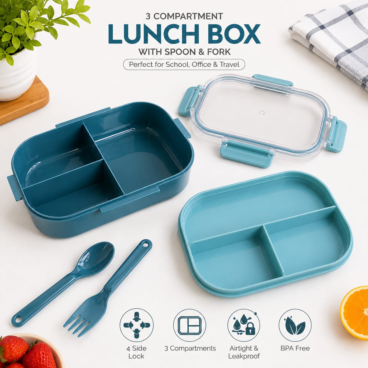 WhatsApp-Image-2026-05-06-at-6.59.53-PM-2.jpeg Carry Fresh 3-Compartment Leakproof Lunch Box with Spoon & Fork – BPA-Free Airtight Tiffin for School, Office & Travel - Image 1