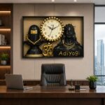 Lord Shiva Divine Idols Decorative Wall Clock for Home, Office Living Room & Gifting - Image 4