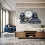 Lord Shiva Divine Idols Decorative Wall Clock for Home, Office Living Room & Gifting - Image 2