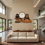 Lord Shiva Divine Idols Decorative Wall Clock for Home, Office Living Room & Gifting