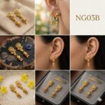 Classic Indian Gold-Plated Imitation Jhumka Style Drop Earrings for Women - Image 4