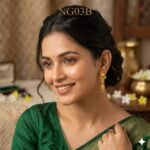 Classic Indian Gold-Plated Imitation Jhumka Style Drop Earrings for Women - Image 3