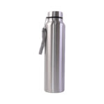 Coolton Slim Stainless Steel Water Bottle - 1000ml | BPA-Free Leak-Proof Fridge Bottle for Home, Office, Gym & School | Durable Single Wall Metal Flask with Carrying Strap - Image 6
