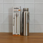 Coolton Slim Stainless Steel Water Bottle - 1000ml | BPA-Free Leak-Proof Fridge Bottle for Home, Office, Gym & School | Durable Single Wall Metal Flask with Carrying Strap - Image 5