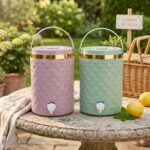 Large Capacity Insulated Water Jug | Premium Quilted Design Camper Jug with Push Button Tap | Leak-Proof & BPA-Free - Image 3