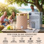Large Capacity Insulated Water Jug | Premium Quilted Design Camper Jug with Push Button Tap | Leak-Proof & BPA-Free - Image 4
